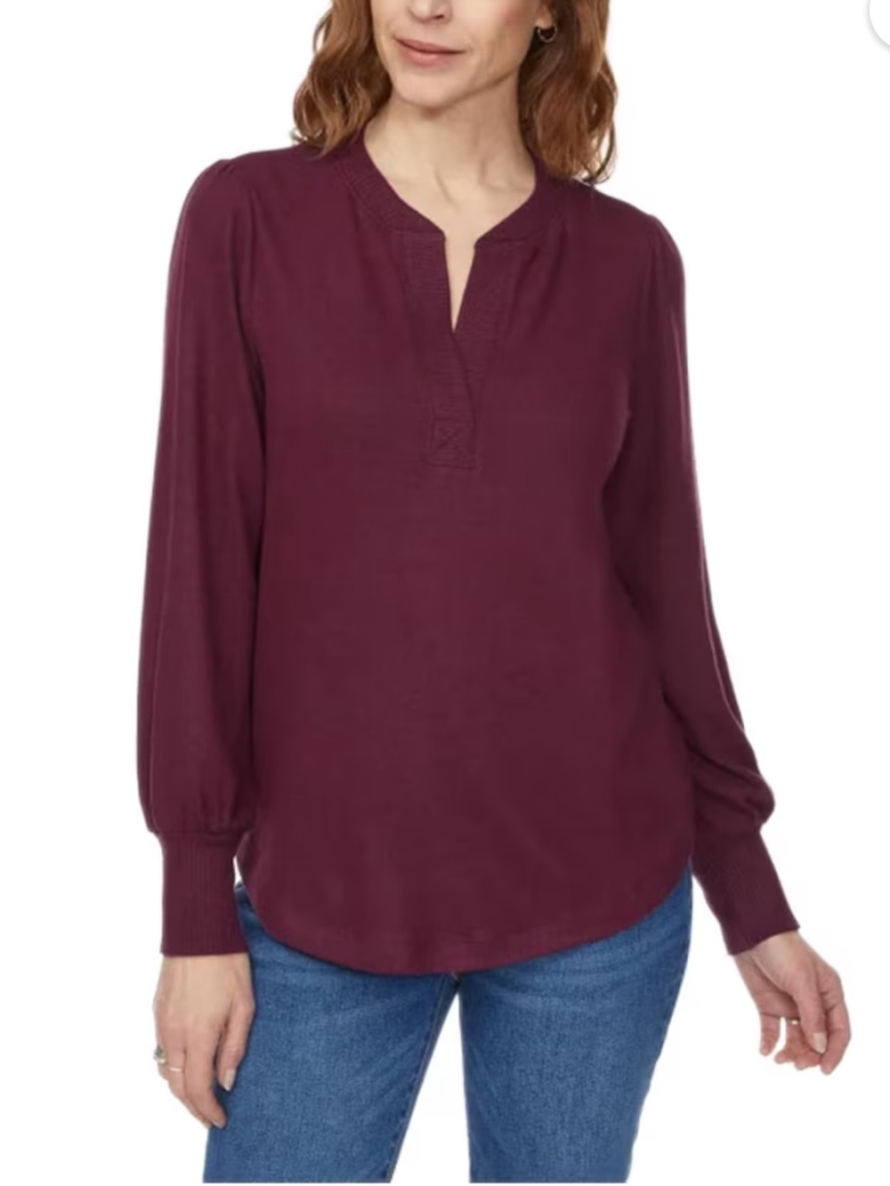 Buffalo David Bitton Split Neck Tunic